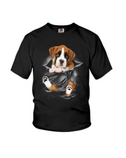 Boxer Scratches Youth T-Shirt thumbnail