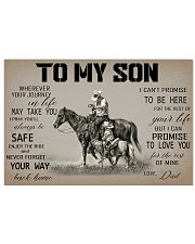 Horse To My Son 17x11 Poster front