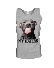 Pitbull To All My Haters Unisex Tank tile