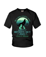 You're Doing A Great Job 1st Mother's Day Wolf Youth T-Shirt tile