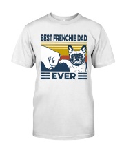 Best French Bulldog Dad Classic T-Shirt front