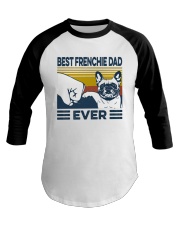 Best French Bulldog Dad Baseball Tee tile