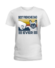Best French Bulldog Dad Ladies T-Shirt tile