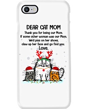 CAT DEAR CAT MOM XMAS FLUFFY CATS Phone Case tile