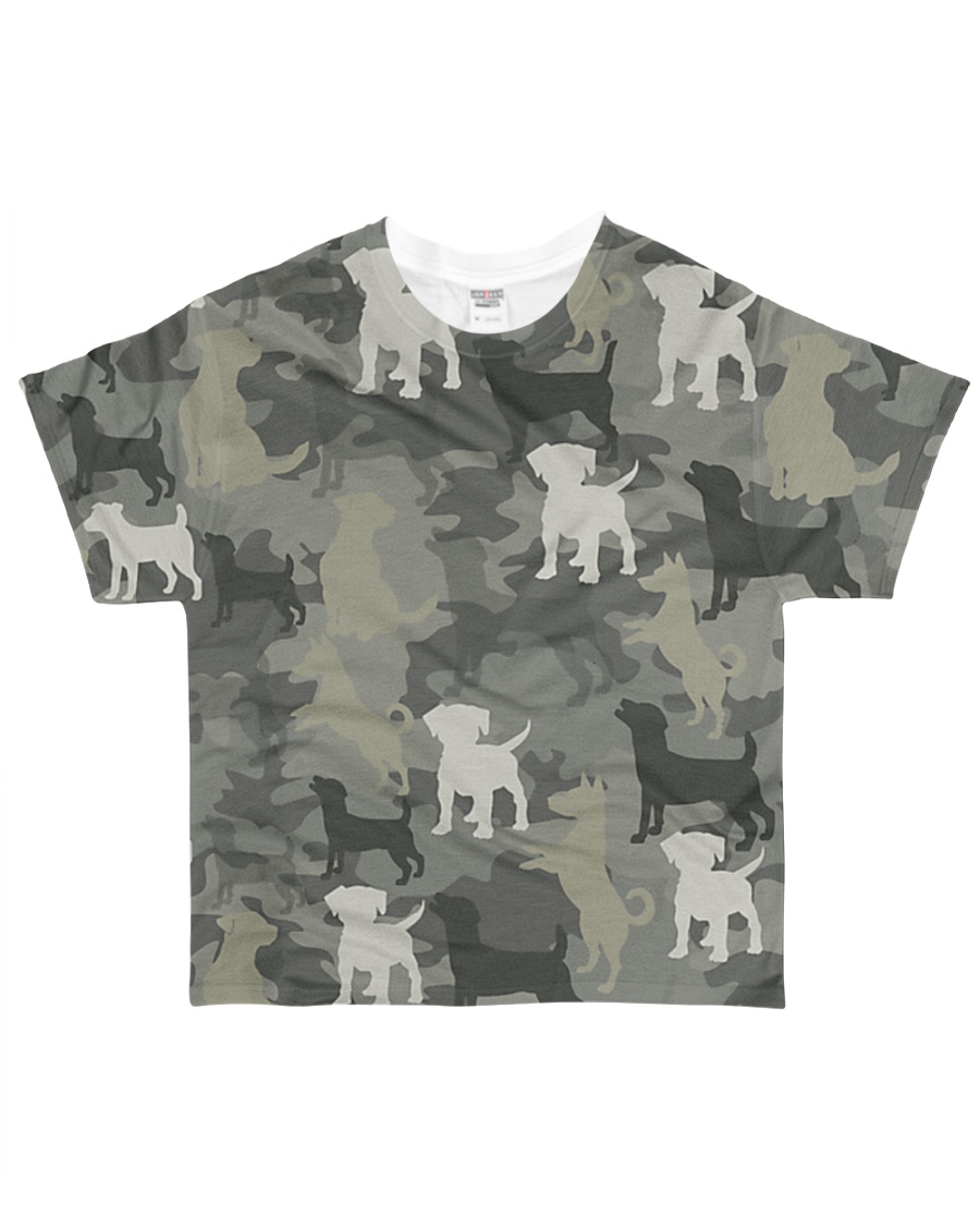 Jack Russell Camouflage All-over T-Shirt