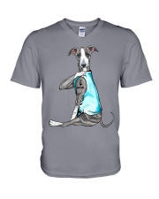 Greyhound I Love Mom V-Neck T-Shirt thumbnail