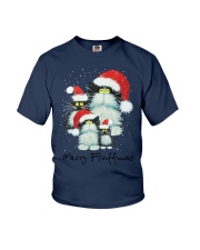 MERRY FLUFFMAS Youth T-Shirt tile