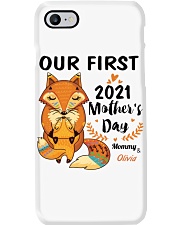 1st Mother's Day Our First Mother's Day 2021 Fox Phone Case tile