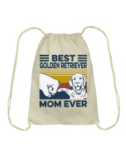 Best Golden Retriever Mom Drawstring Bag tile