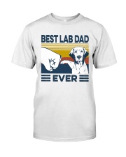 Best Labrador Dad 1 Classic T-Shirt front
