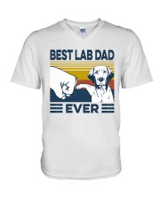 Best Labrador Dad 1 V-Neck T-Shirt tile