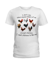 I DONT CARE Ladies T-Shirt tile