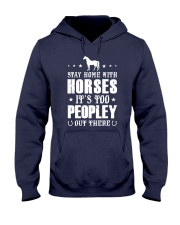 Stay Home With Horses Hooded Sweatshirt thumbnail