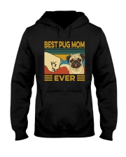 Best Pug Mom Vintage Hooded Sweatshirt tile