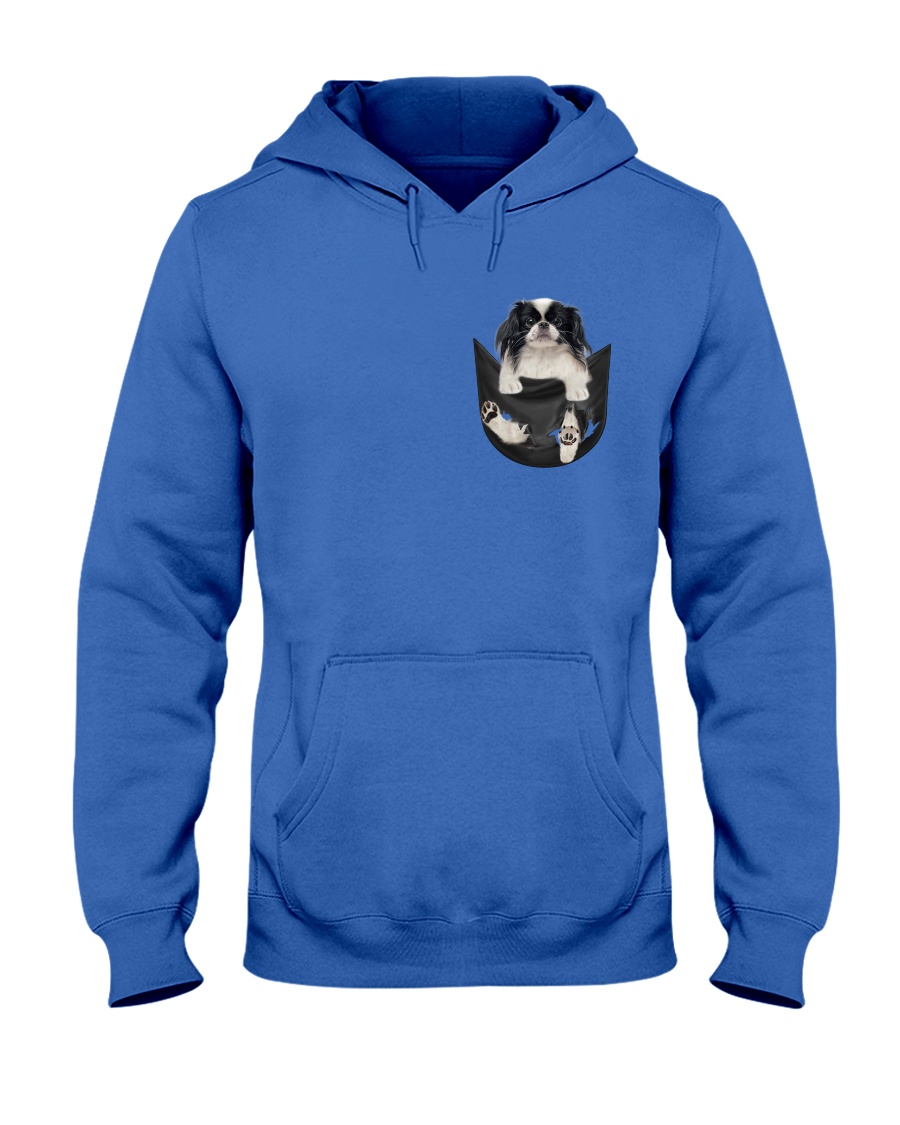 Japanese Chin Inside Pocket Hooded Sweatshirt