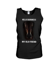 HELLO DARKNESS MY OLD FRIEND Unisex Tank tile