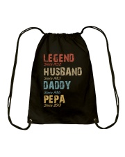 Father Legend Husband Daddy PePa Drawstring Bag tile