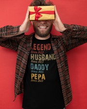 Father Legend Husband Daddy PePa Classic T-Shirt apparel-classic-tshirt-lifestyle-front-80