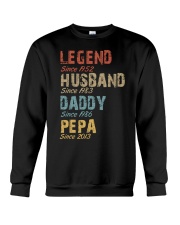 Father Legend Husband Daddy PePa Crewneck Sweatshirt tile
