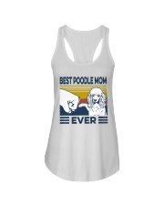 Best Poodle Mom Ladies Flowy Tank tile