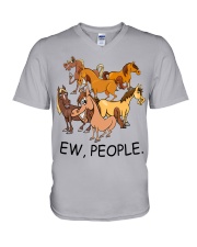 Horse Ew People V-Neck T-Shirt thumbnail