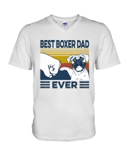 Best Boxer Dad V-Neck T-Shirt tile