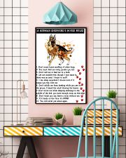German Shepherd A House Rules 11x17 Poster lifestyle-poster-6