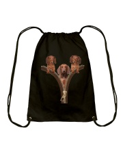 DACHSHUND ZIPPER Drawstring Bag thumbnail
