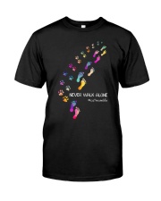 Cat Mom Life Never Walk Alone Classic T-Shirt thumbnail