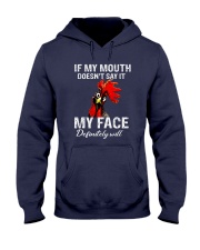 Chicken If My Mouth Doesn't Say Hooded Sweatshirt tile