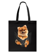 Pomeranian In Pocket Tote Bag thumbnail