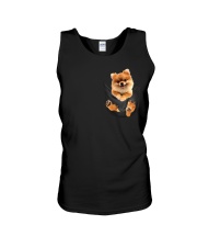 Pomeranian In Pocket Unisex Tank thumbnail