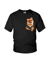 Pomeranian In Pocket Youth T-Shirt thumbnail