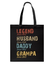 Father Legend Husband Daddy Grampa Tote Bag tile