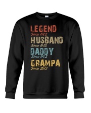Father Legend Husband Daddy Grampa Crewneck Sweatshirt tile