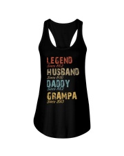 Father Legend Husband Daddy Grampa Ladies Flowy Tank tile