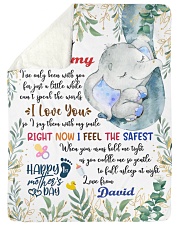 To My Mummy I've Only Been With You Blanket Large Sherpa Fleece Blanket - 60" x 80" thumbnail