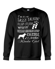 German Shepherd - I'm A Sassy Talkin' Crewneck Sweatshirt thumbnail