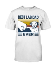 Best Labrador Dad Classic T-Shirt front