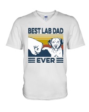 Best Labrador Dad V-Neck T-Shirt tile