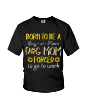 Born To Be A Dog Mom Youth T-Shirt thumbnail