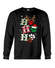SANTA HO HO HO DOG PAW Crewneck Sweatshirt tile