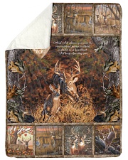Deer I Choose You Large Sherpa Fleece Blanket - 60" x 80" thumbnail