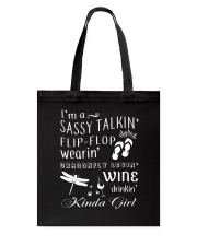 Dragonfly - I'm A Sassy Talkin Tote Bag thumbnail