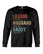 Father Legend Husband Daddy Crewneck Sweatshirt tile