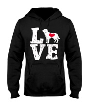 Labrador- Love Hooded Sweatshirt front
