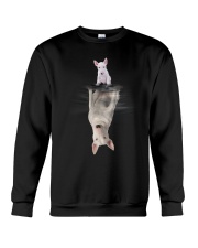 Bull Terrier Dreaming Crewneck Sweatshirt thumbnail