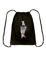 Bull Terrier Dreaming Drawstring Bag thumbnail
