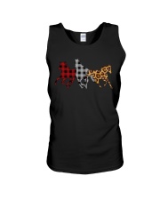 Horse Leopard Plaid Merry Xmas Funny Gift Unisex Tank tile