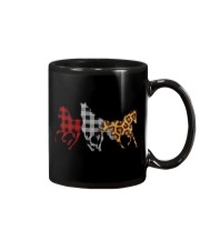 Horse Leopard Plaid Merry Xmas Funny Gift Mug tile
